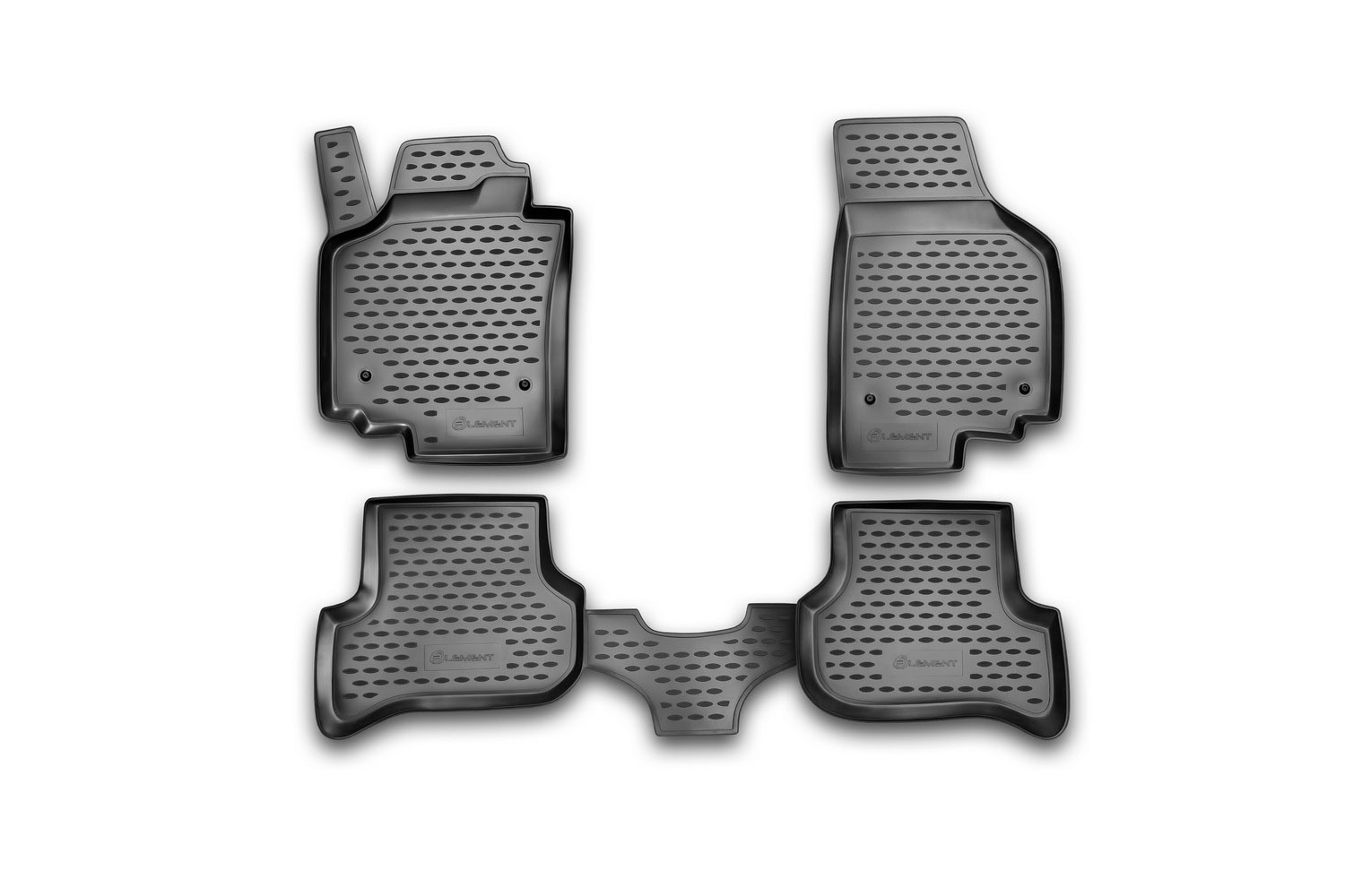 Коврики в салон, подходит для SEAT Altea Freetrack 2007-2009, 4 шт. (полиуретан)