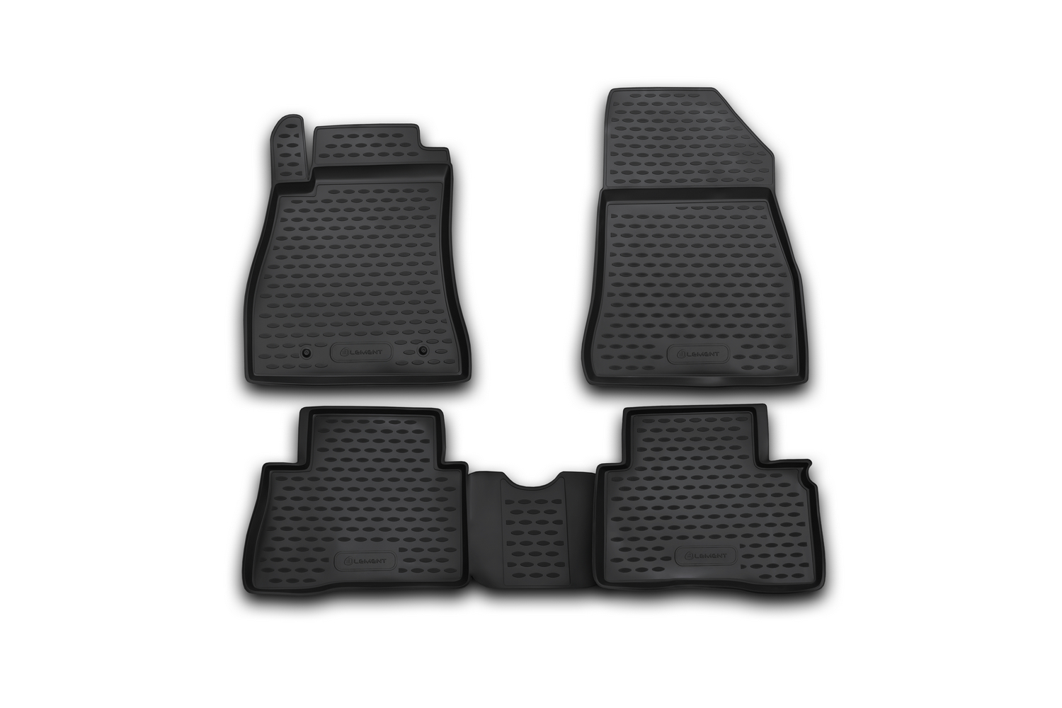 Коврики в салон, подходит для NISSAN Juke, 2010-09/2019 крючок T/L 4 шт.