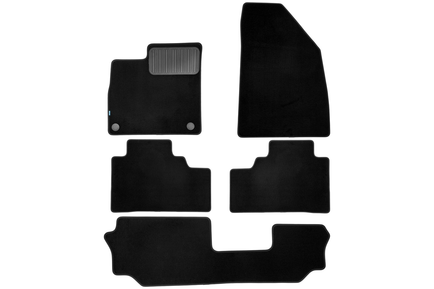 Коврики в салон Klever Premium GAC GS8 2021-, внед., 5шт. (текстиль)  / Джак / Гак ГС8