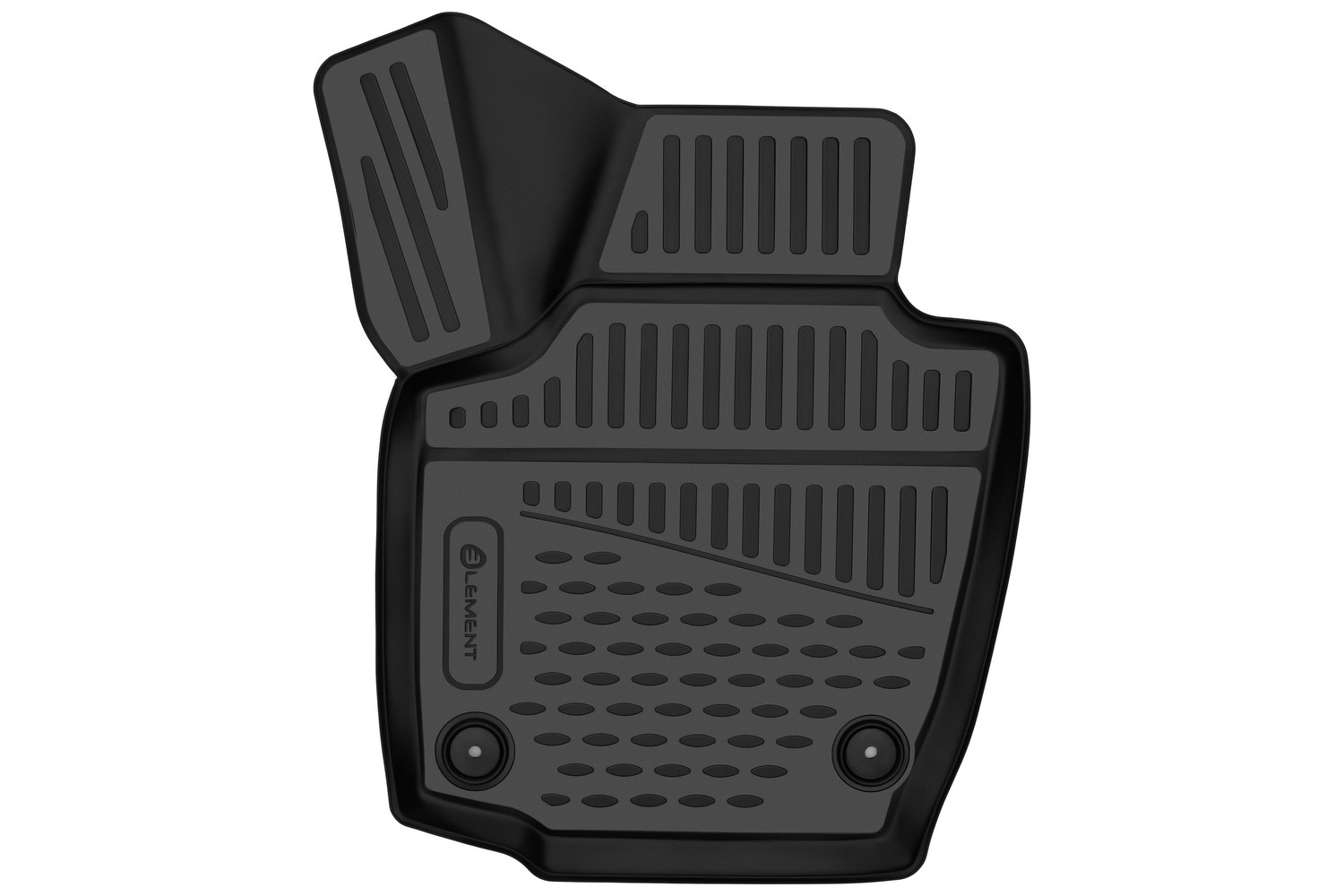 Коврик 3D в салон для SKODARapid (I, Iр, II), 2013-2020, 2020-, передний левый, 1 шт. (полиуретан) / Шкода Рапид