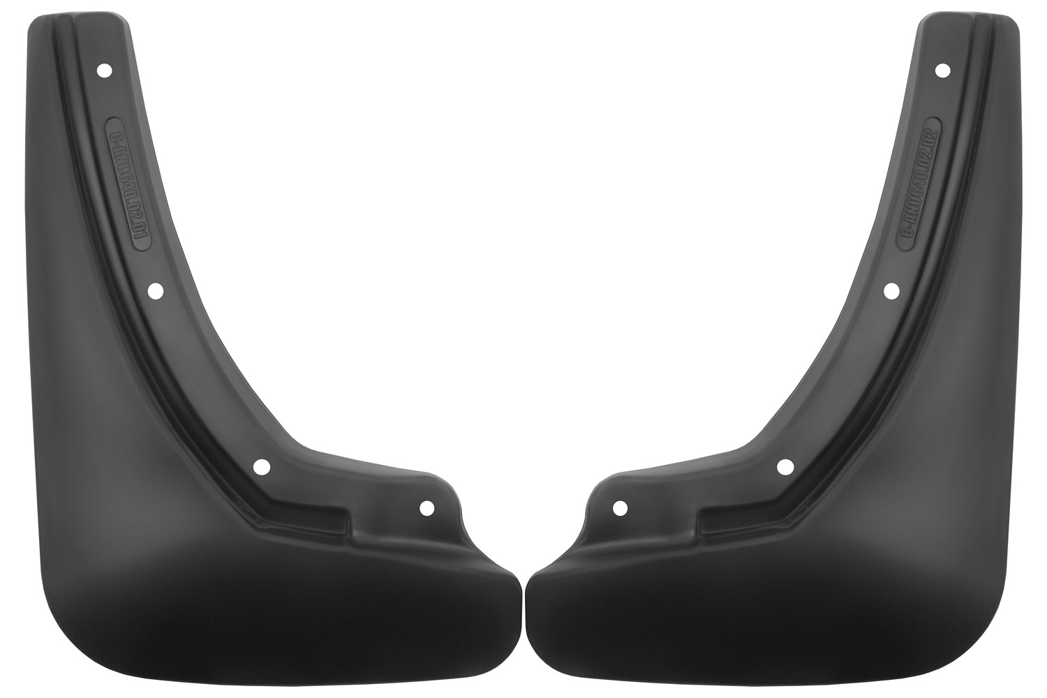Брызговики задние для  FORTHING T5 Evo  2023 -  2 шт.(optimum) в пакете / Фортинг Т5 Эво