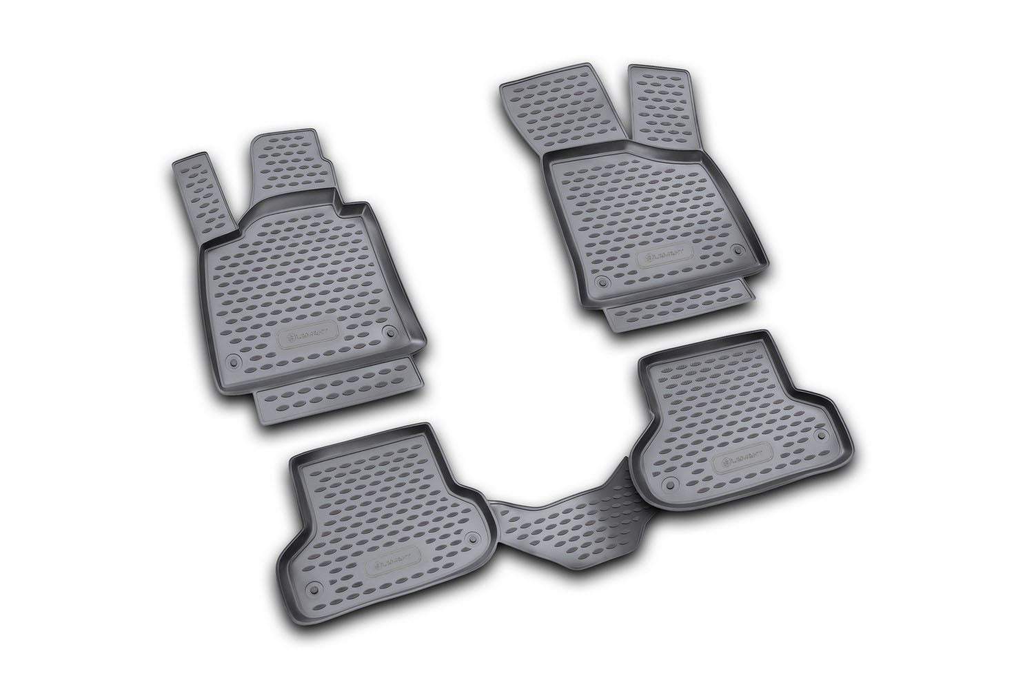 Коврики в салон, подходит для AUDI A-3 3D 2003-2012, 4 шт. (полиуретан)