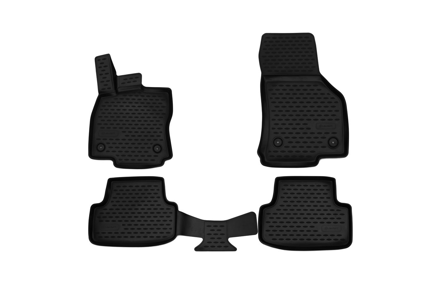 Коврики 3D в салон, подходит для AUDI A3 (8V), 2012-2016, Hatchback, (Европа), 4 шт. (полиуретан)