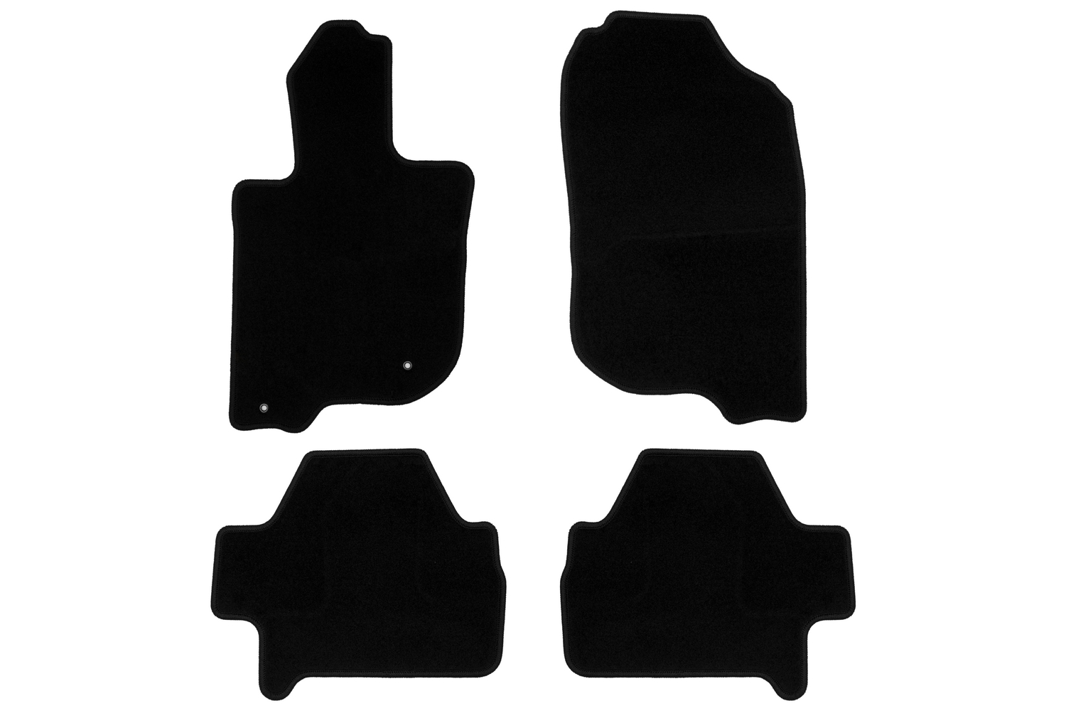 Коврики в салон Klever Econom MITSUBISHI Pajero Sport, 2008-2013, 2013-2016, внед., 4 шт. (текстиль) / Митсубиси Паджеро спорт