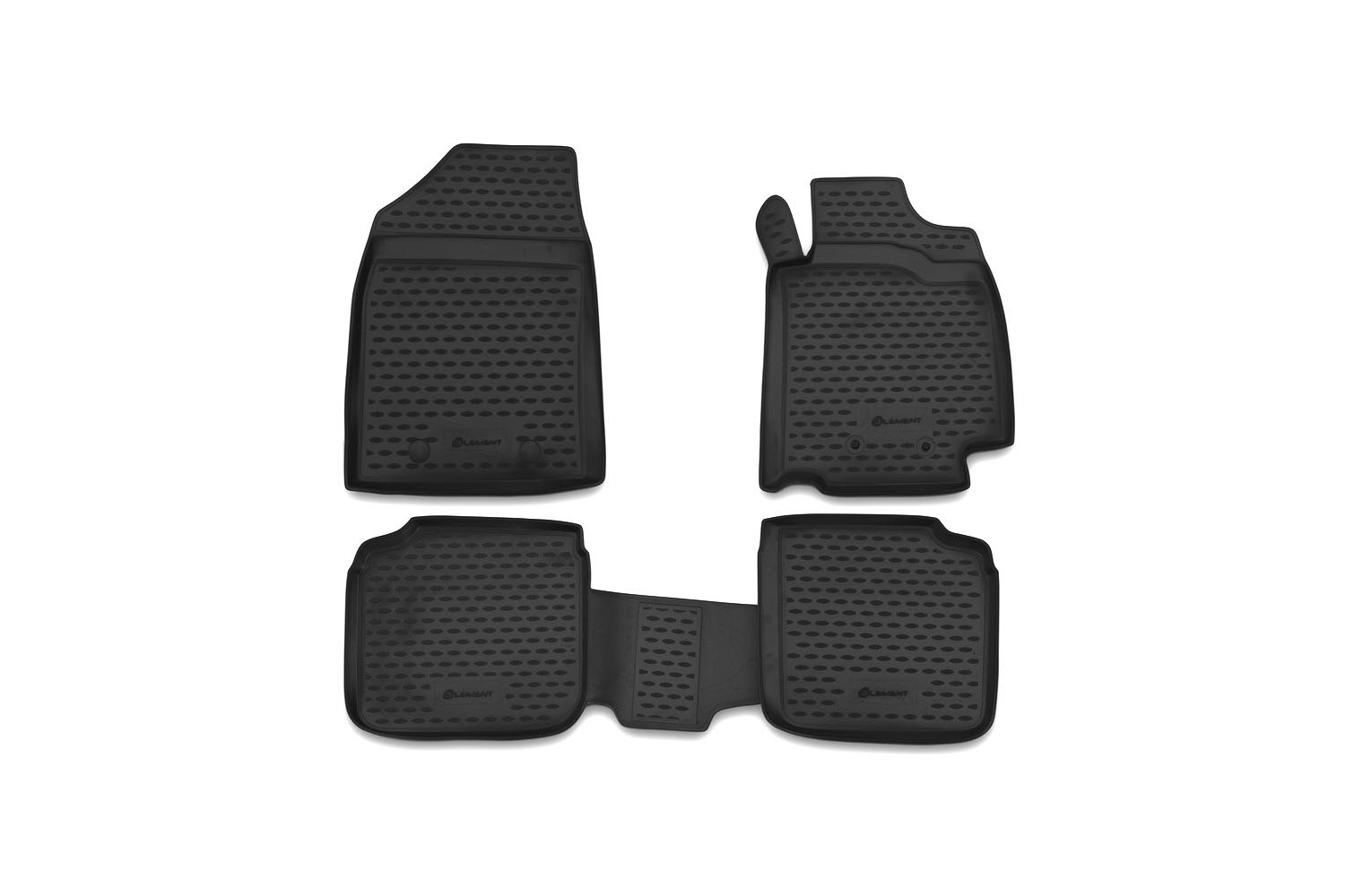 Коврики в салон для TOYOTA Premio/Allion AZT240 JDM, 2001–2007, правый руль, 4 шт. (полиуретан) / Тойота Премио