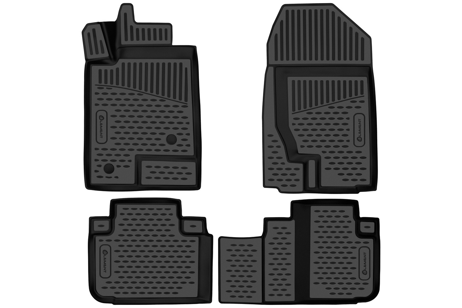Коврики 3D в салон для HAVAL F7/F7x, 2019-2022 (I), 2022-2024 (Ir), внед. 4шт. (полиуретан) / Хавал Ф7, компл