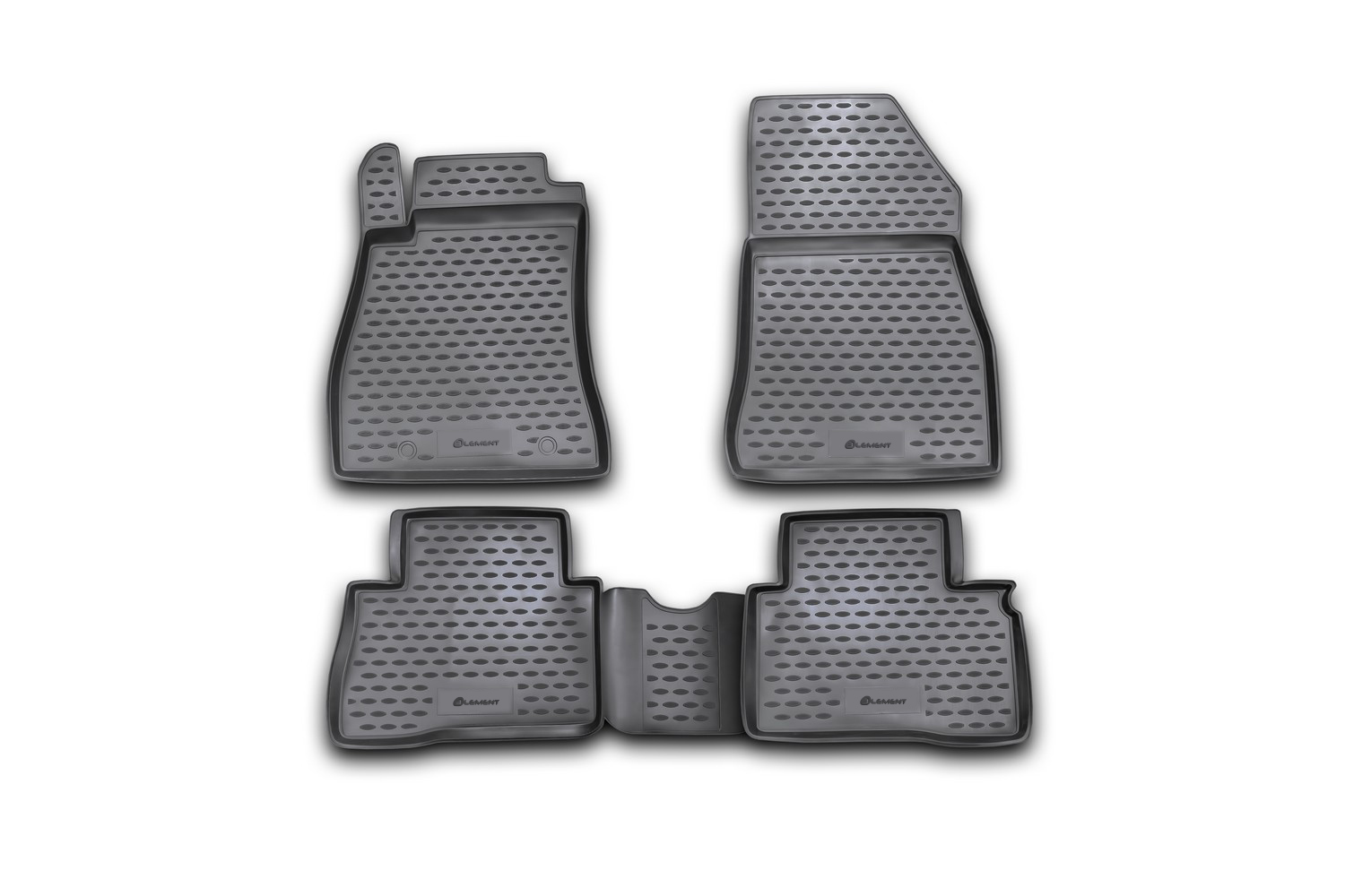 Коврики в салон NISSAN Juke, 2010-2014, 2014- клипса R/N 4 шт. (полиуретан) / Ниссан Жук