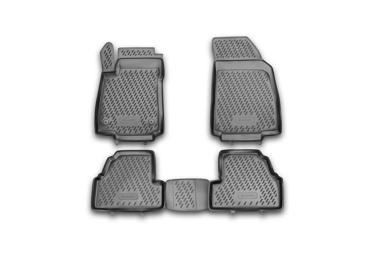 Коврики 3D в салон для CHEVROLET Tracker, 2013-, 4 шт. (полиуретан) / Шевроле / Шевроле Тракер