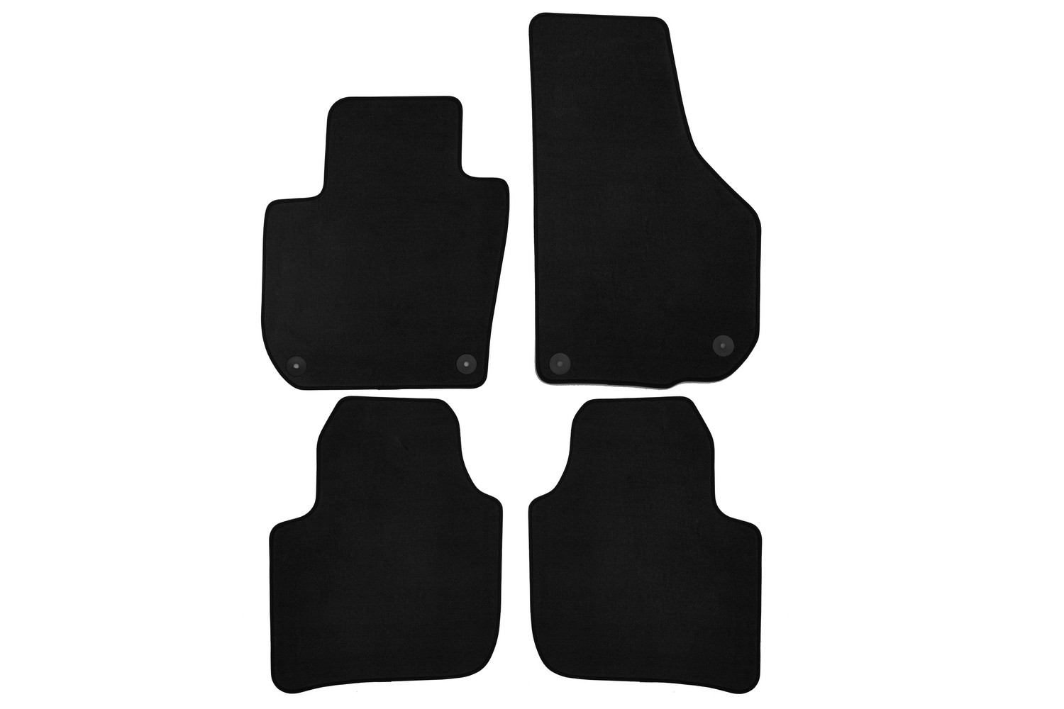 Коврики в салон Klever Econom SKODA Superb АКПП 2008-2013, 2013-2015, сед., 4 шт. (текстиль) / Шкода Суперб