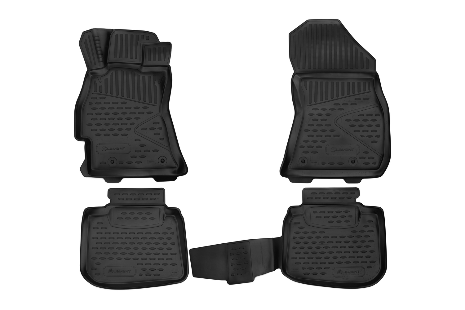 Коврики 3D в салон подходят для, подходит для SUBARU Outback, 2015-2019 ун, USA, 4шт. (полиуретан)