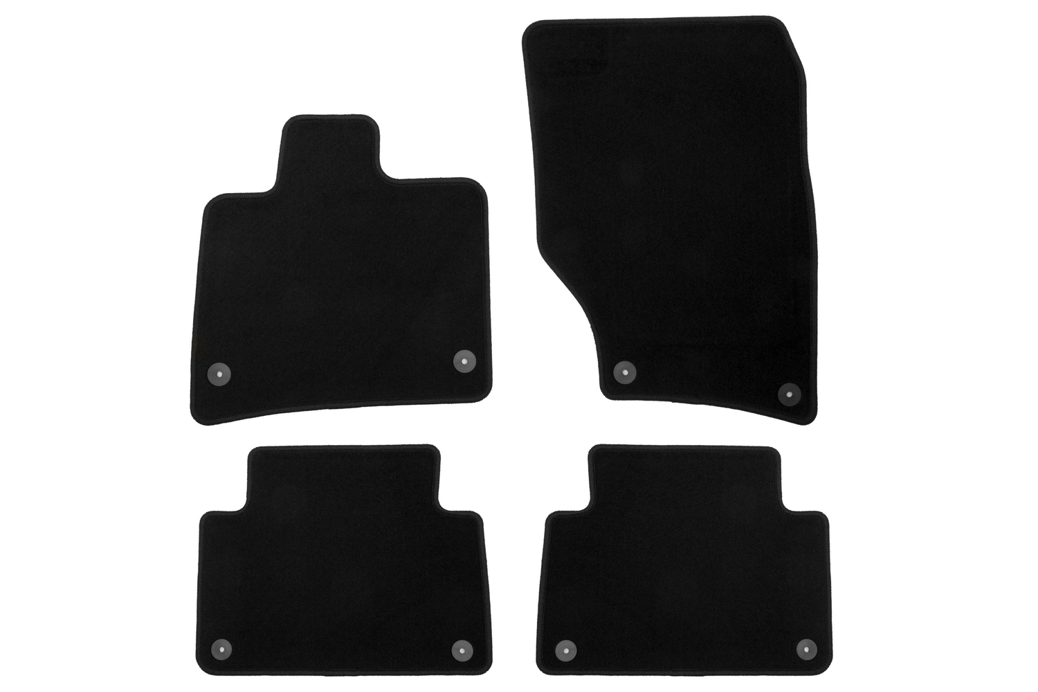 Коврики в салон Klever Econom AUDI Q7 АКПП 2009-2015, внед., 4 шт. (текстиль) / Ауди Ку7