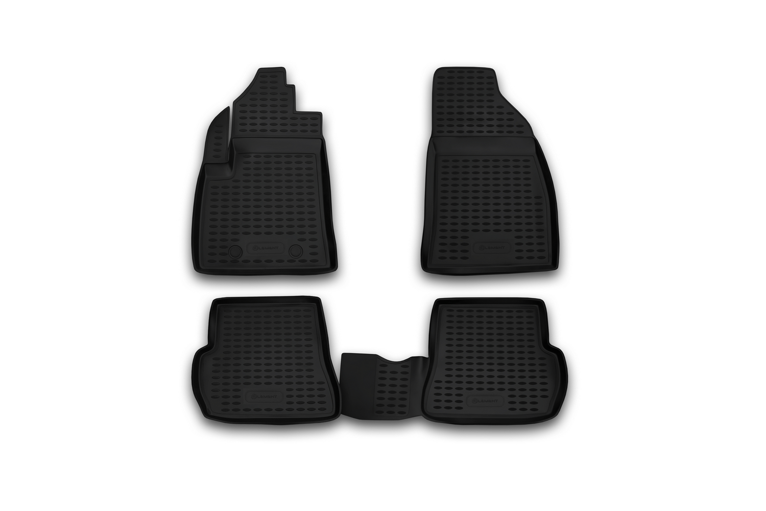 Коврики в салон FORD Fusion 09/2002-, Fiesta 2002-2008, 4 шт. (полиуретан) / Форд Фьюжн