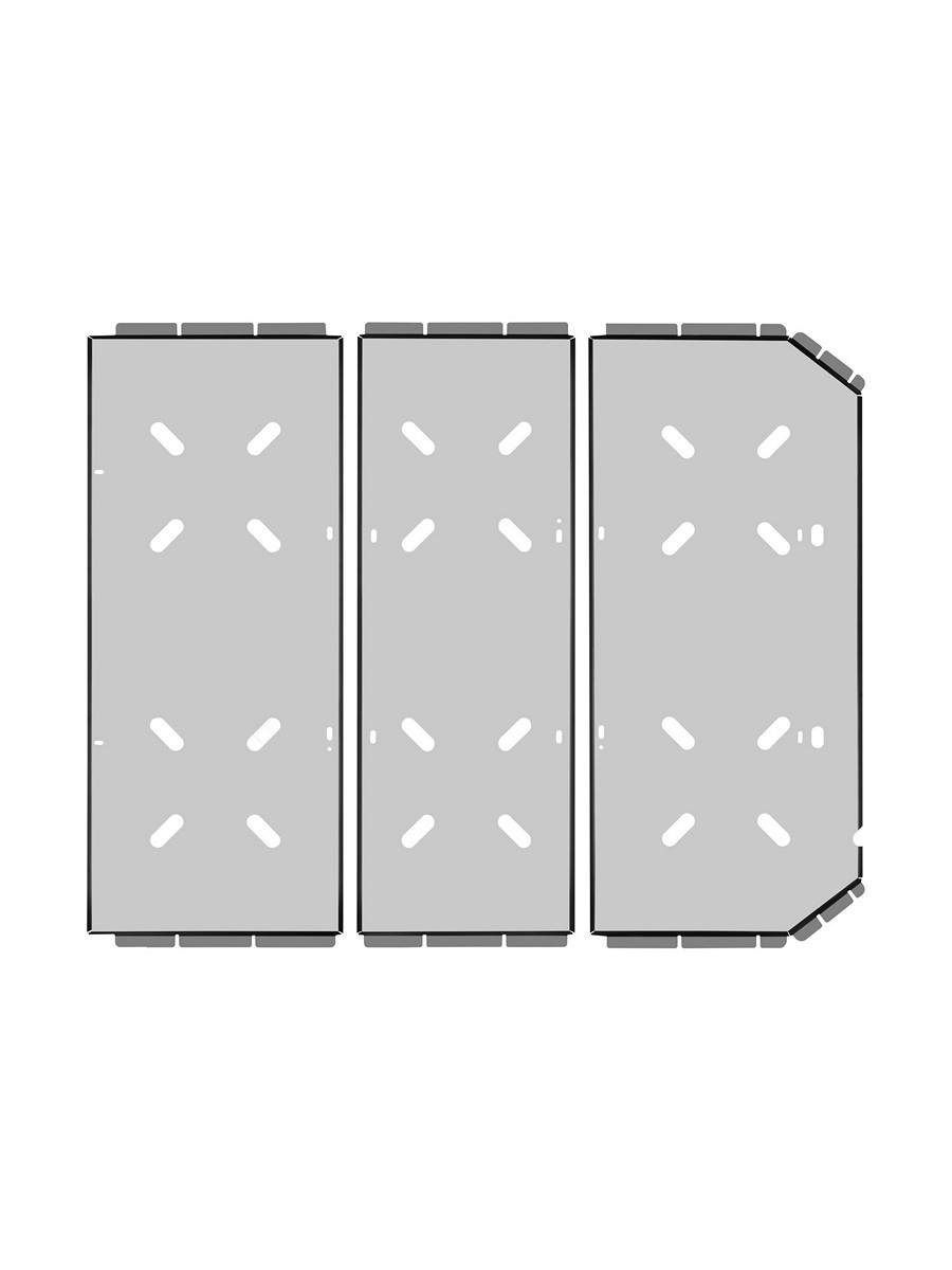 ЗБат. и крепёж подходит для ROX 1 (24-) 1,5 бен. AT (алюминий 3 мм) / Рокс, шт
