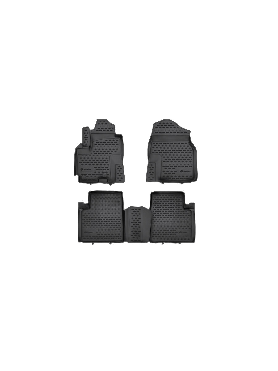 Коврики в салон LIFAN X 60, 2012-, 4 шт. (черный кант, полиуретан) / Лифан Х60