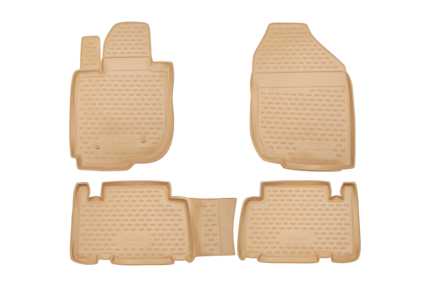 Коврики в салон, подходит для TOYOTA RAV4 01/2006-2010, 4 шт.(бежевые)