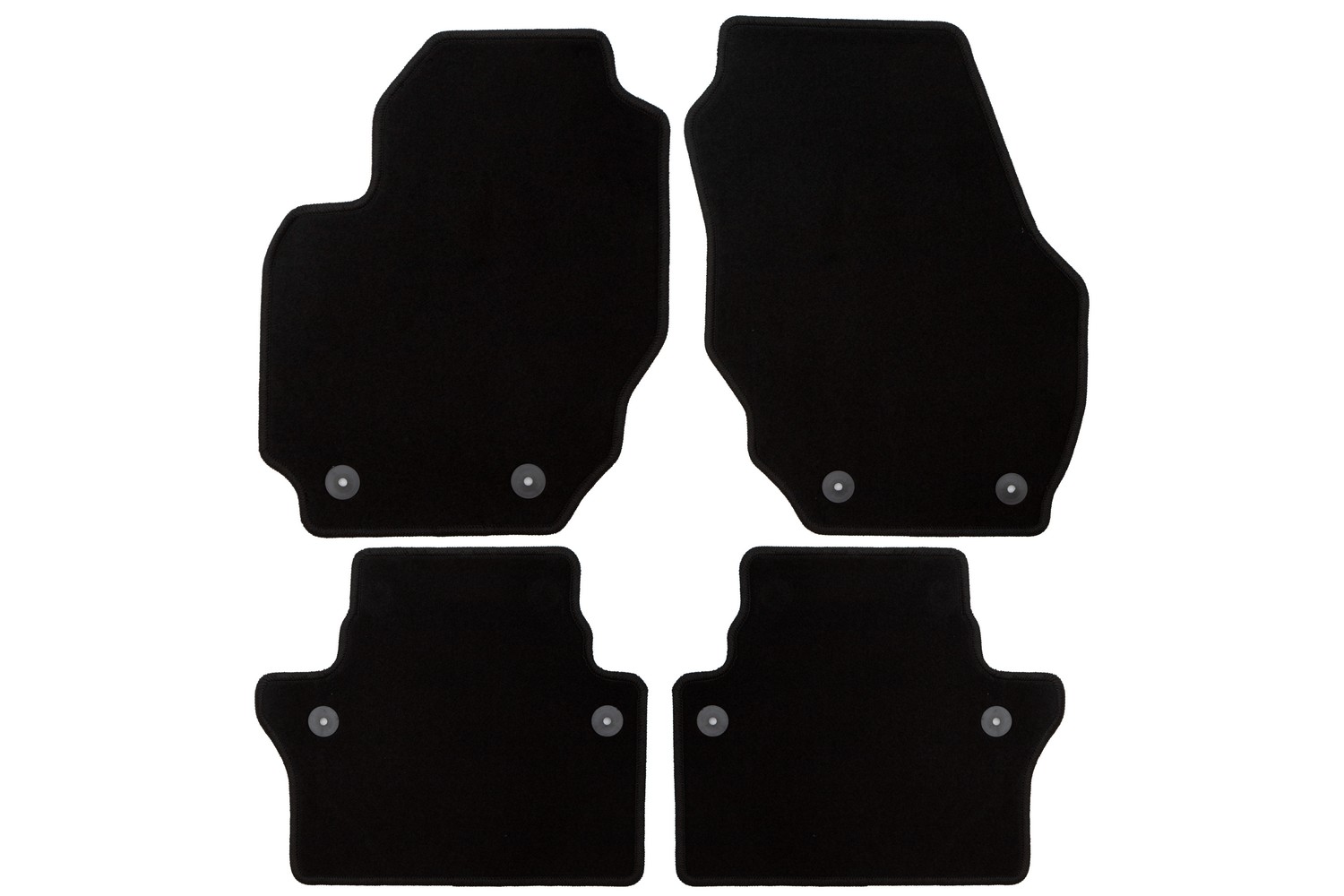 Коврики в салон Klever Econom VOLVO S80 АКПП 2006-2010, 2009-2013, 2013-2016, сед., 4 шт. (текстиль) / Вольво С80