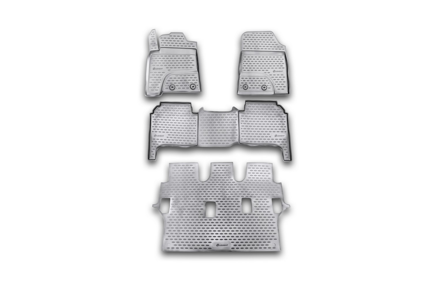 Коврики в салон TOYOTA Land Cruiser 200, 2012-2015 4 шт. (полиуретан) / Тойота Ленд крузер