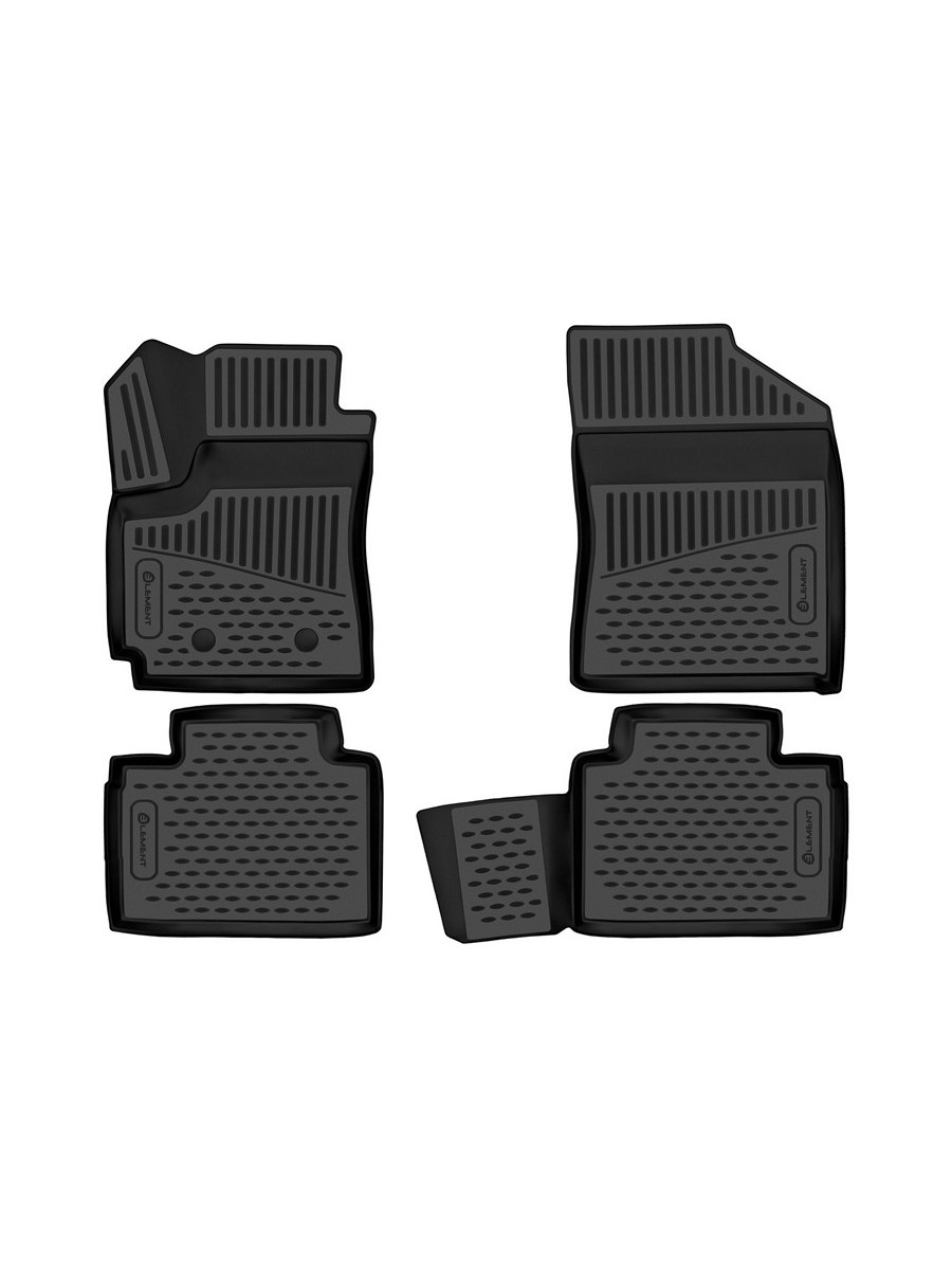 Коврики 3D в салон для FAW Besturn X40 (I) 2016-, Внедорожник 5 дв., 4 шт. (красный кант, полиуретан) / ФАВ Бестерн Х40