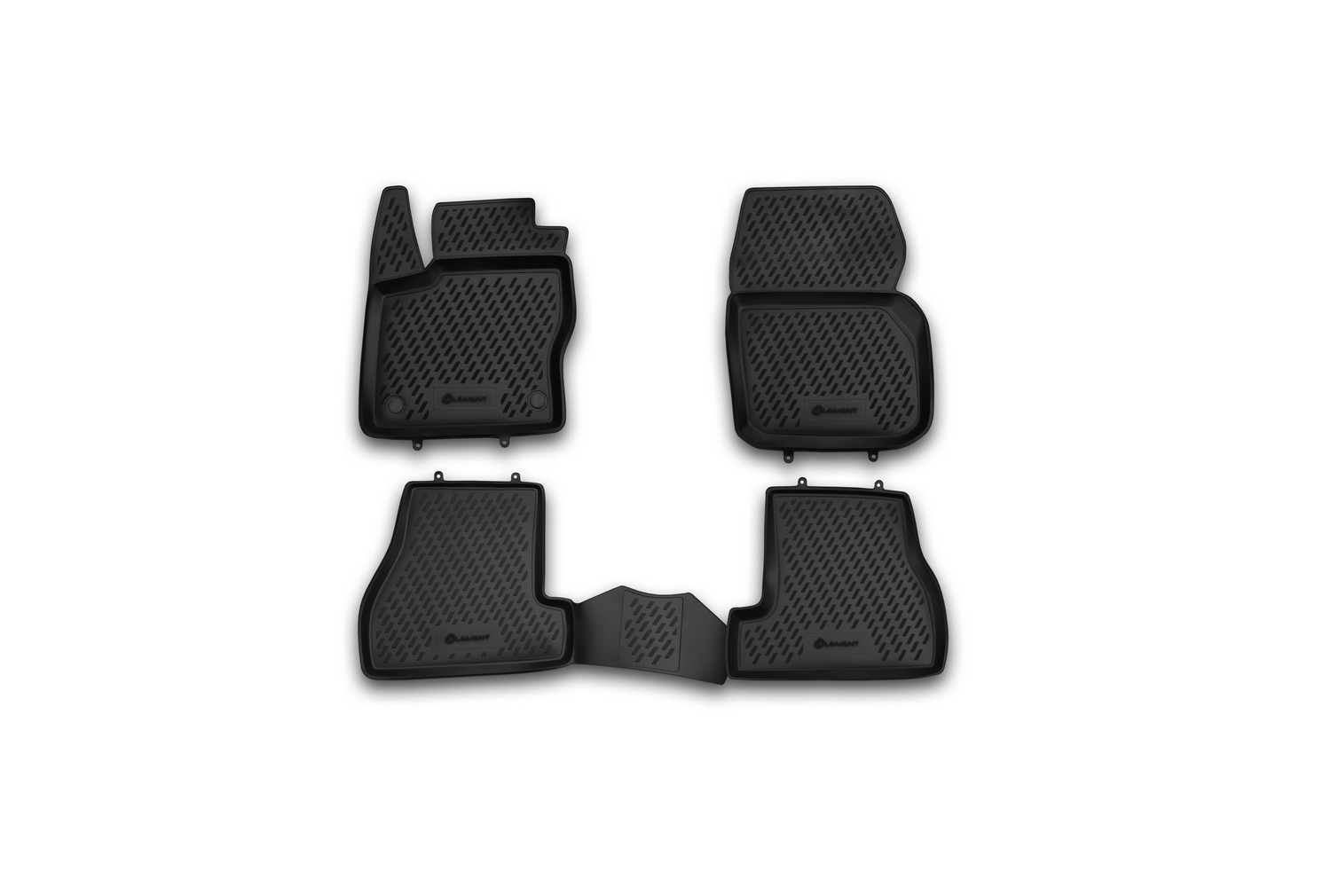 Коврики в салон, подходит для FORD Focus 3, 04/2011-2015 4 шт. (полиуретан)