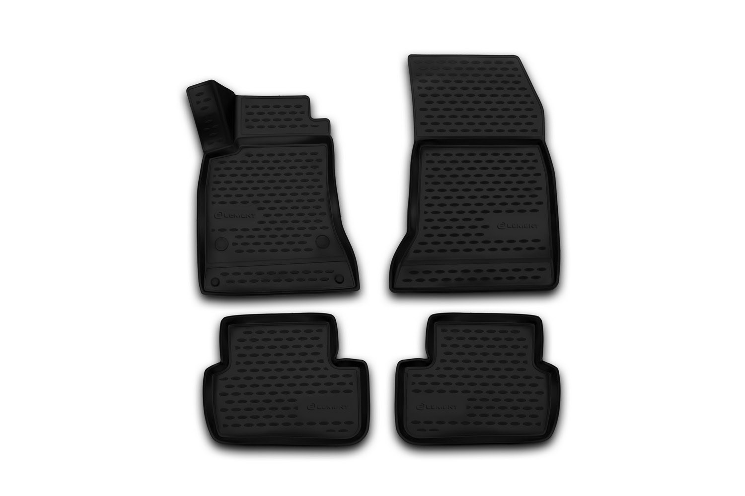 Коврики 3D в салон, подходит для MERCEDES-BENZ B-Class W246, 2011->, 4 шт. (полиуретан)
