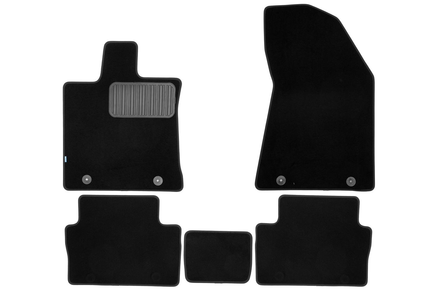 Коврики в салон Klever Premium GEELY Emgrand SS11 2023- седан, 5шт. (текстиль) / Джили Эмгранд 7 CC11