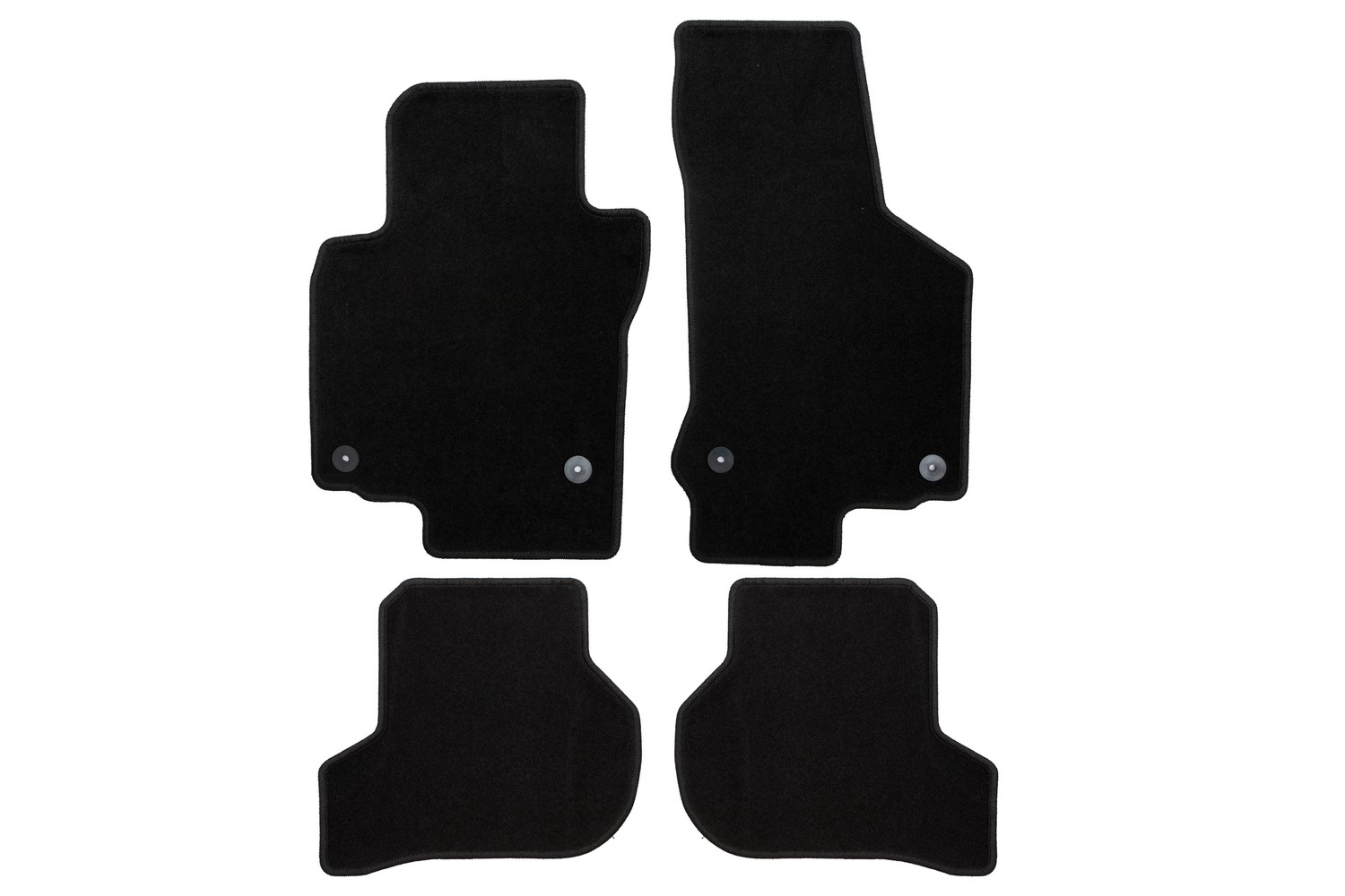Коврики в салон Klever Econom VOLKSWAGEN Scirocco 2008-2014, 2014-2017, хб., 4 шт. (текстиль) / Фольксваген Сирокко