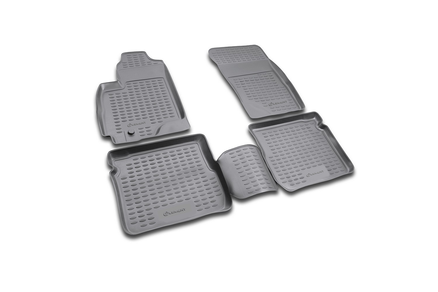 Коврики в салон, подходит для MITSUBISHI Outlander 2003-2006, 4 шт. (полиуретан)