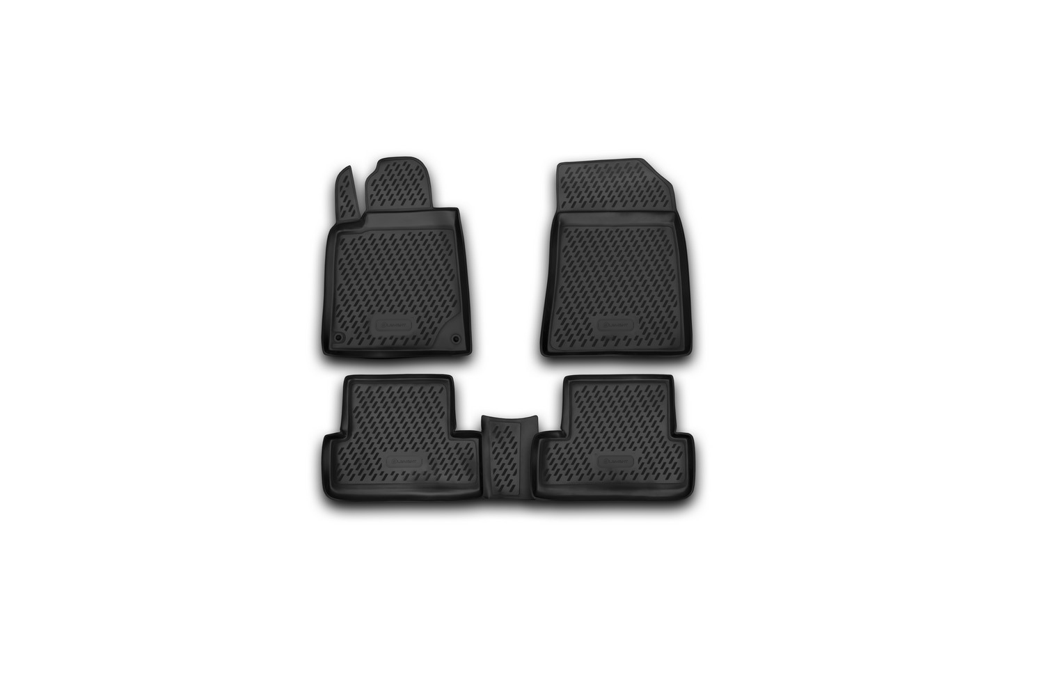 Коврики в салон, подходит для PEUGEOT 407 04/2004->, 4 шт. (полиуретан)