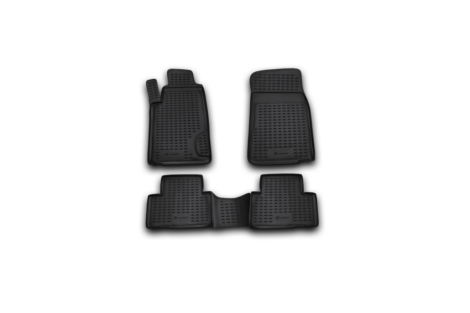 Коврики в салон SSANG YONG Rexton 2001-2006, 4 шт. (полиуретан) / Саньенг Рекстон