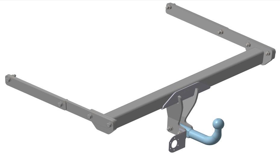 Фаркоп (ТСУ) для FORD Kuga 2011-2019 (II) внедорожник без электрики / Форд Куга