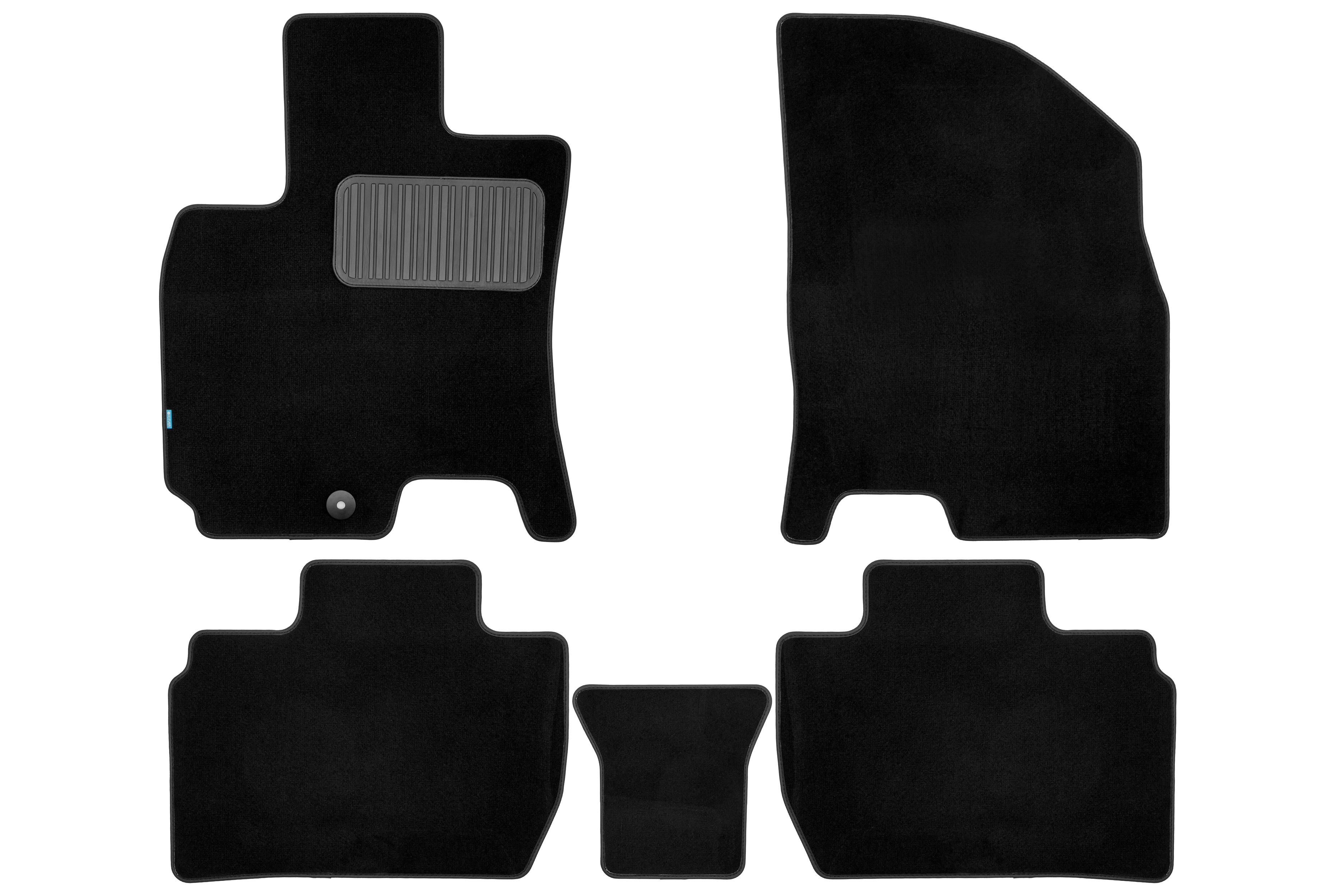 Коврики в салон Klever Premium BAIC U5 2023-, сед., 5шт. (текстиль) / Ю5 / БАИК Ю5