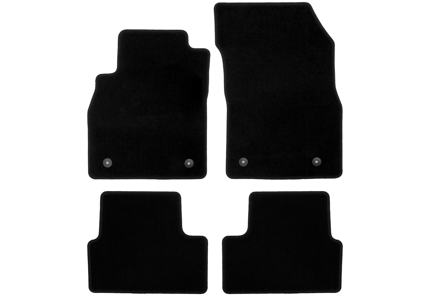 Коврики в салон Klever Econom CHEVROLET Cruze 2009-2012, 2012-2015, сед., хб., 4 шт. (текстиль) / Шевроле Круз