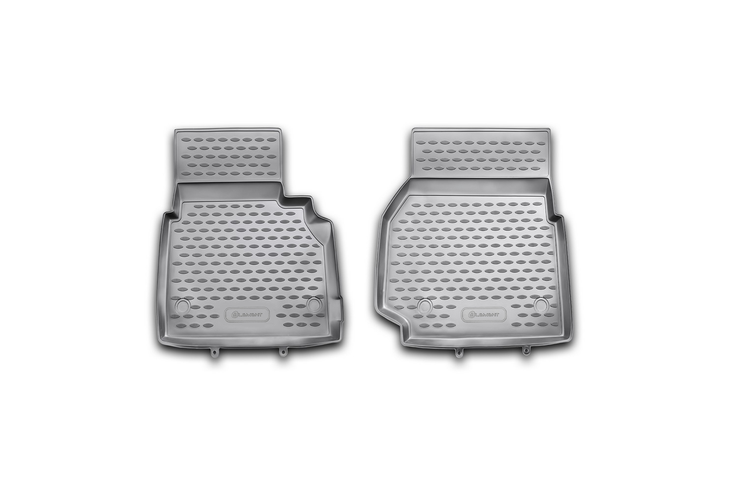 Коврики в салон LAND ROVER Defender 90 3D, 2007- 2 шт. (полиуретан) / Ленд Ровер Дефендер