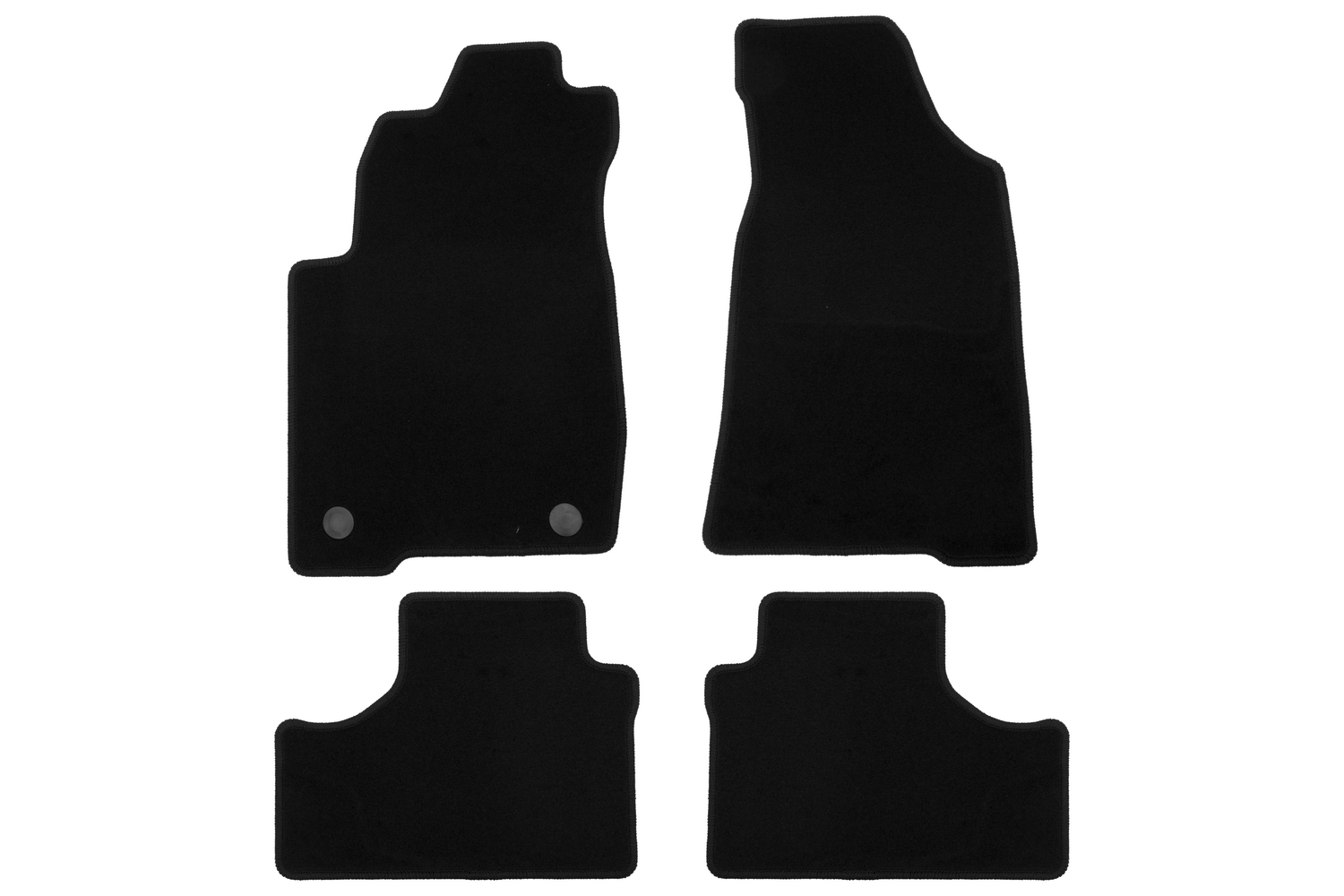 Коврики в салон Klever Econom CHEVROLET NIVA 2009-2020, LADA NIVA I, Travel 2020-(I,Iрест), внед., 4 шт. (текстиль) / Шевроле Нива