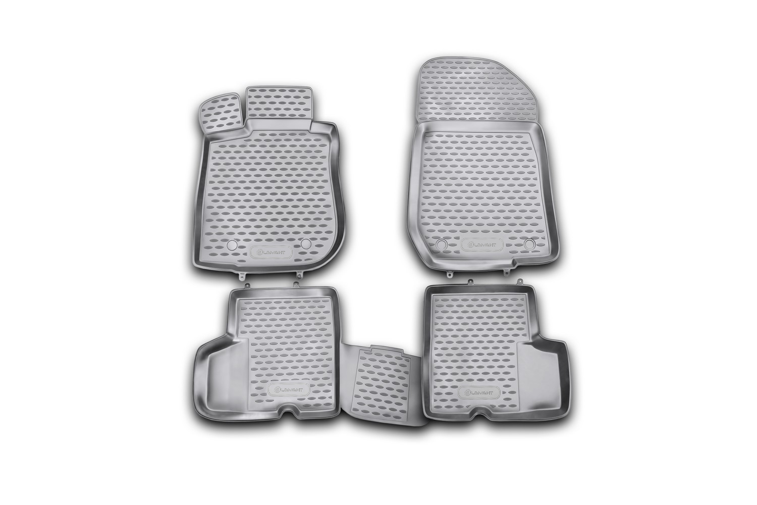 Коврики в салон RENAULT Logan 2004-2009, 2010-2014, 4 шт. (полиуретан) / Рено Логан