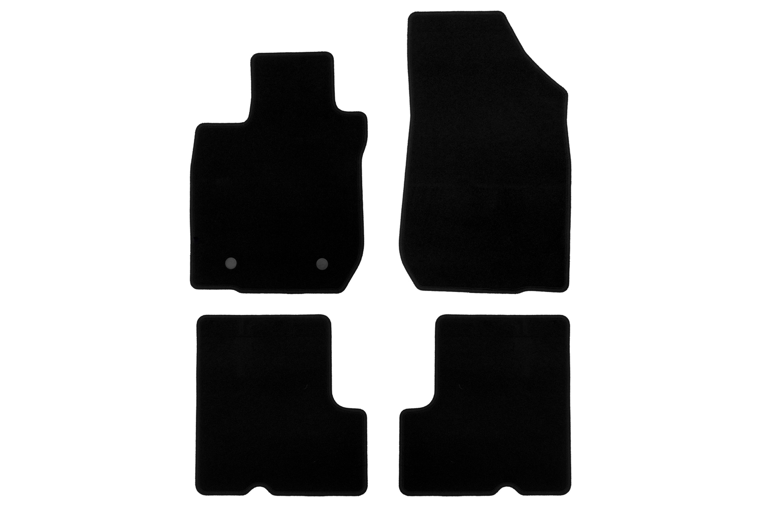Коврики в салон Klever Econom RENAULT Logan 2004-2009, 2010-2014 сед., 4 шт. (текстиль) / Рено Логан