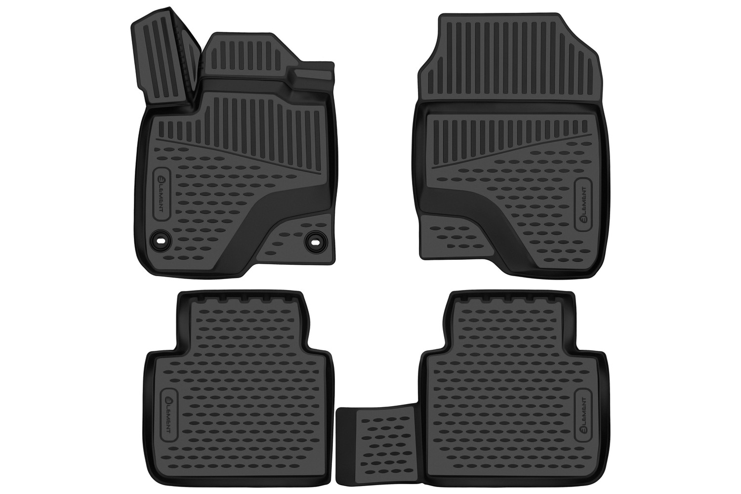 Коврики 3D в салон для HONDA ZR-V 2022 - 4шт. (полиуретан) / Хонда Зрв