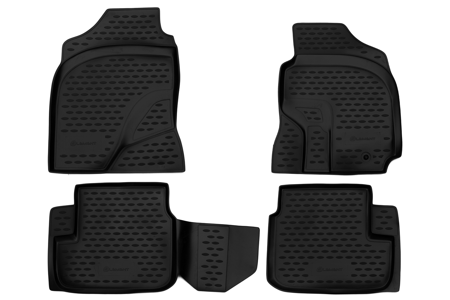 Коврики в салон для TOYOTA RAV4 ACA21W JDM, 2000–2005, правый руль, 4 шт. (полиуретан) / Тойота Рав 4