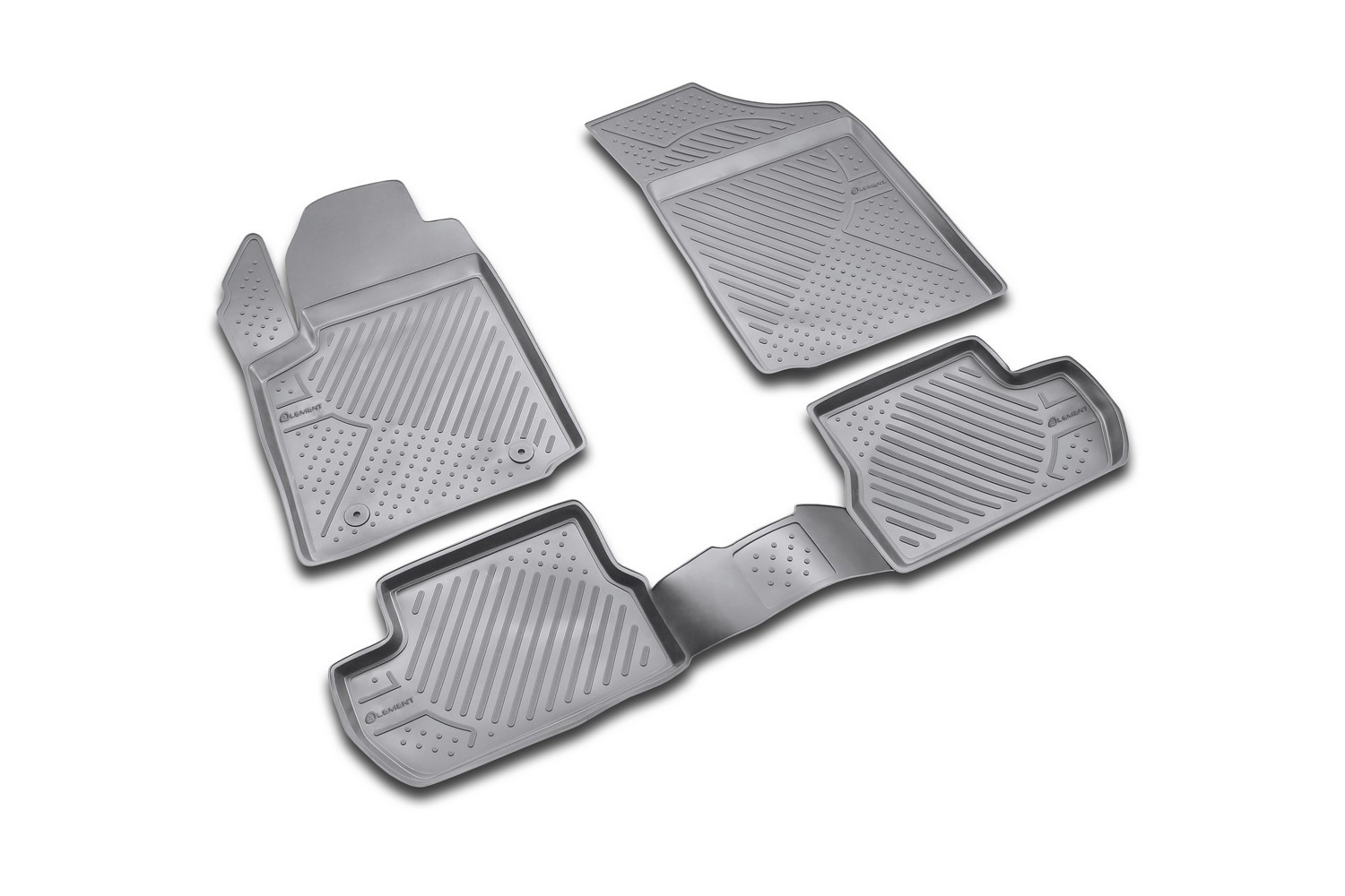 Коврики в салон CITROEN C2 2003-9/2008, 09/2008-, 4 шт. (полиуретан) / Ситроен С2