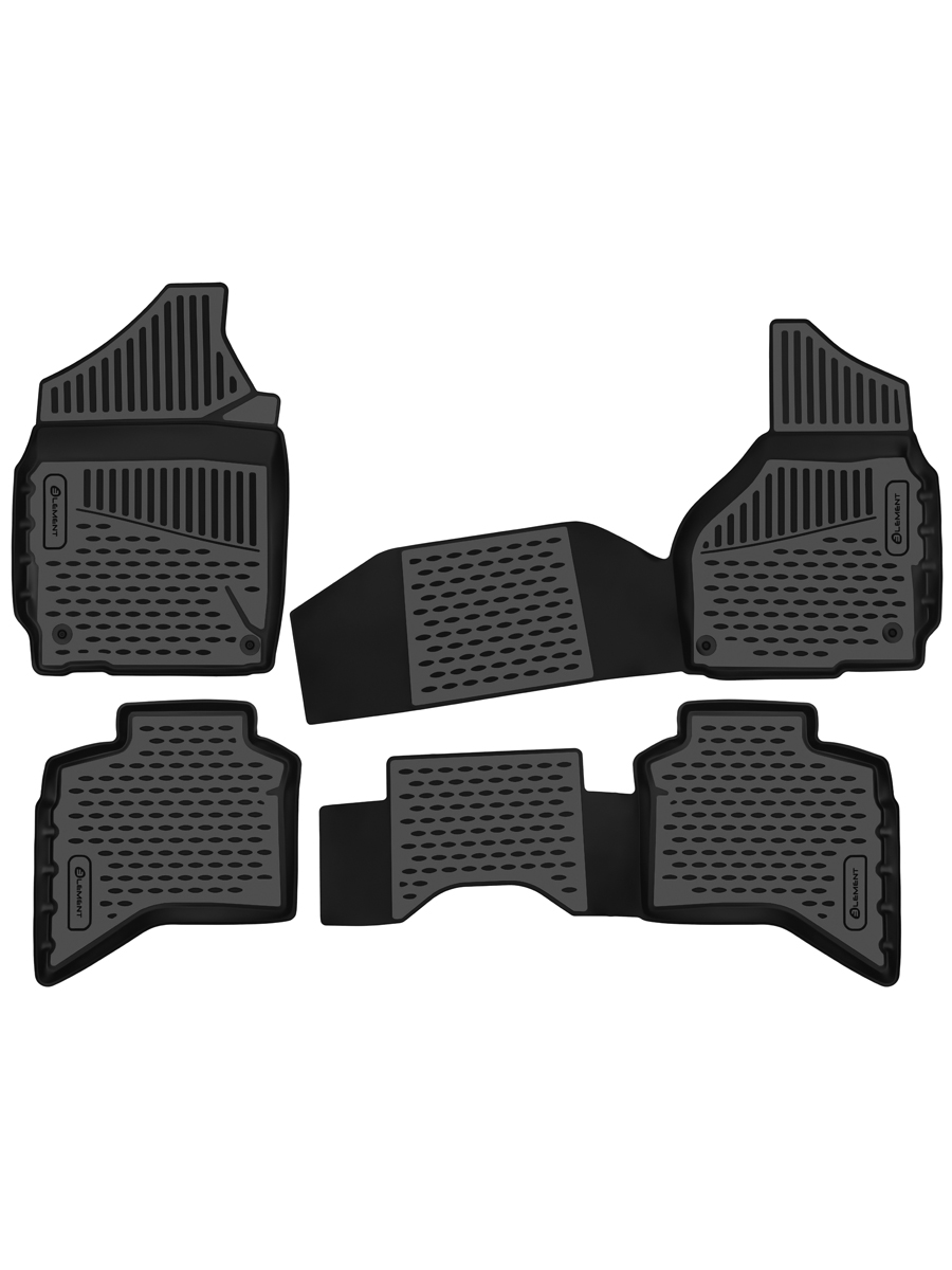 Коврики 3D в салон подходят для, подходит для DODGE Ram 1500 Quad Cab, 2012-2018 пикап, USA, 4шт. (полиуретан)
