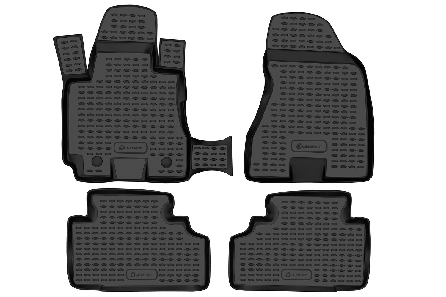 Коврики в салон HYUNDAI Tucson 2004-2009, 4 шт. (полиуретан) / Хендай Туксон