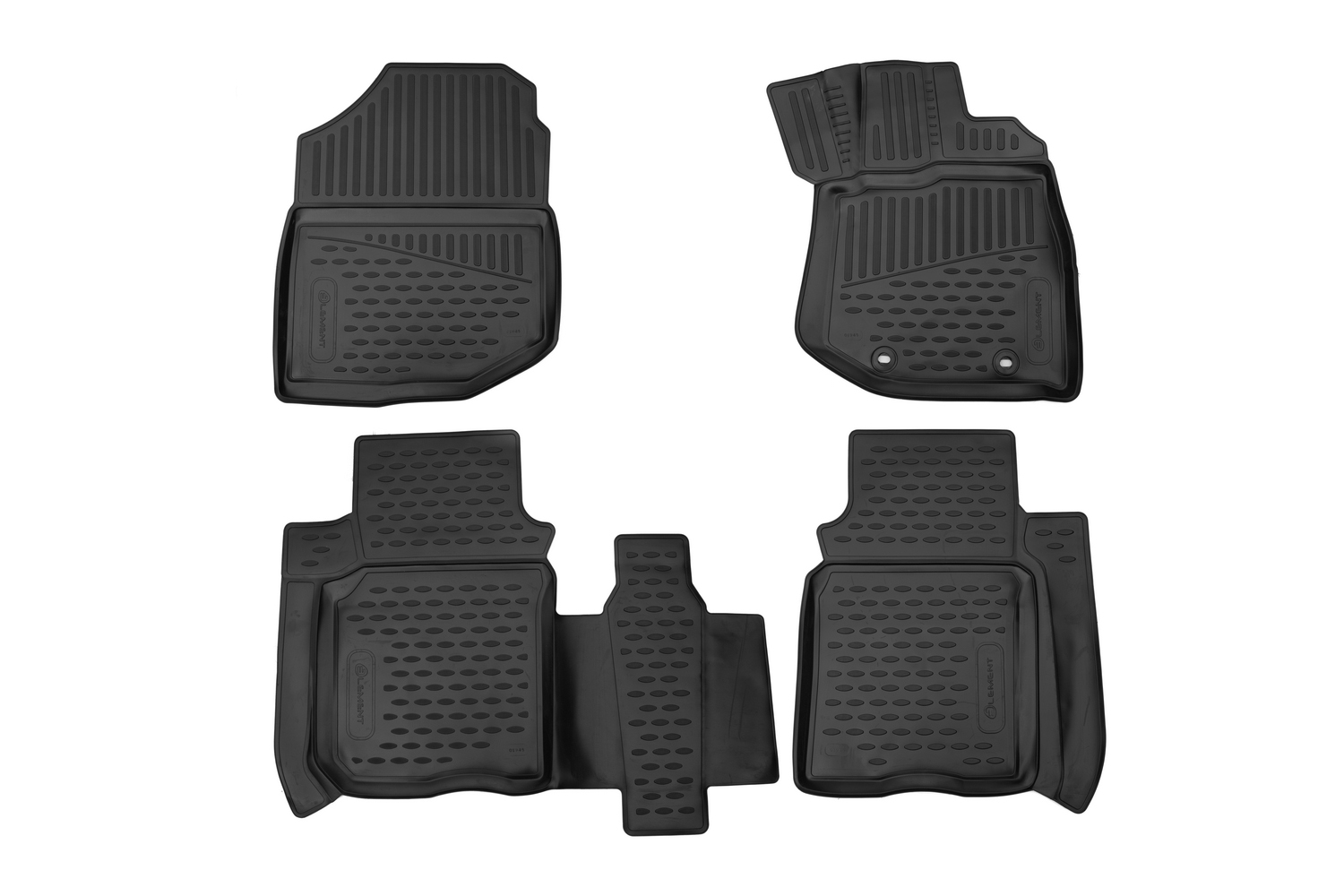 Коврики 3D в салон для HONDA Fit, 2007-2013, хб., , правый руль 4 шт. (полиуретан) / Хонда Фит