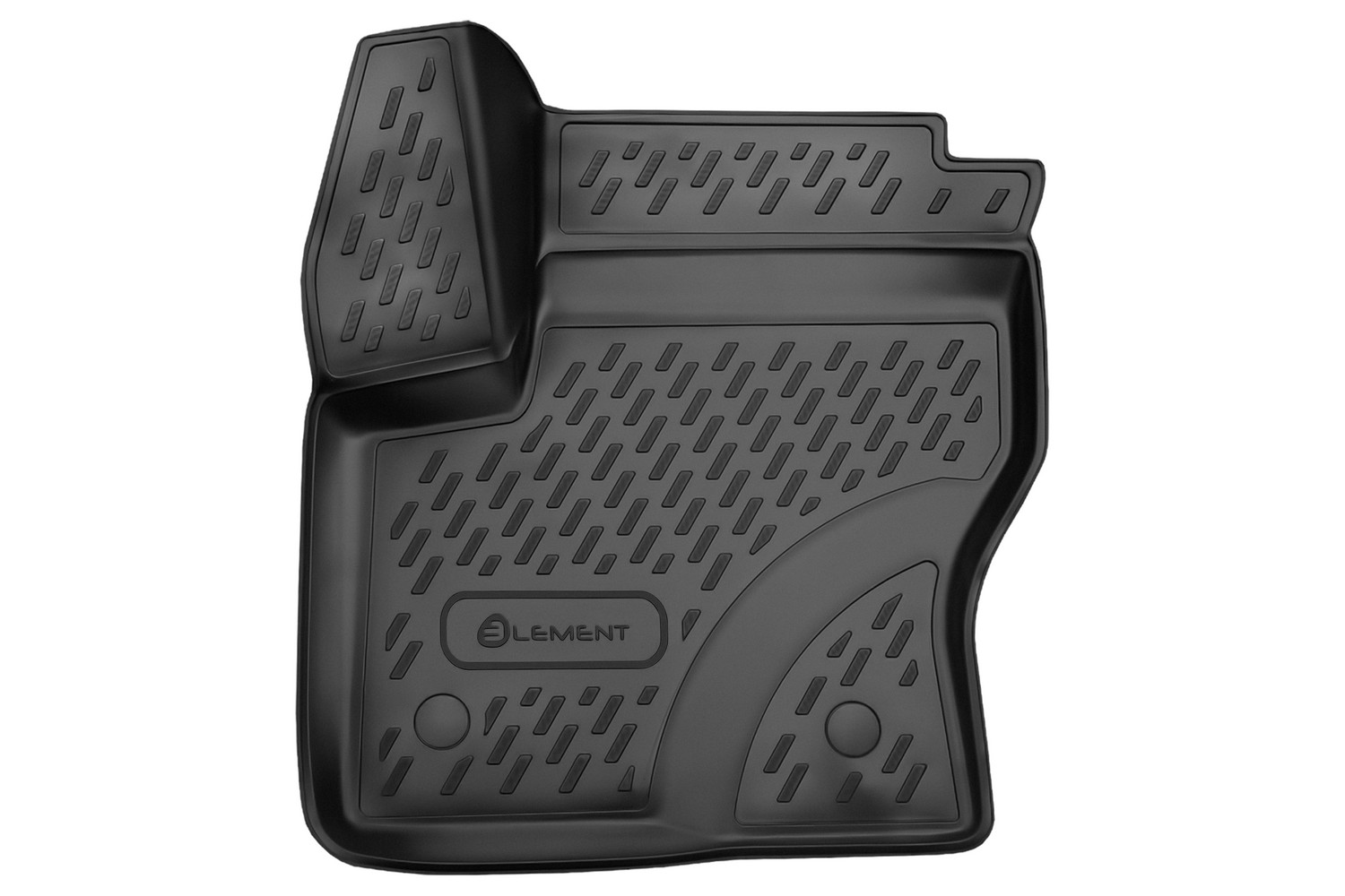 Коврик 3D в салон для FORD Kuga (II, IIр) 2013-2016, 2017-2019, Передний левый, 1 шт. (полиуретан) / Форд Куга
