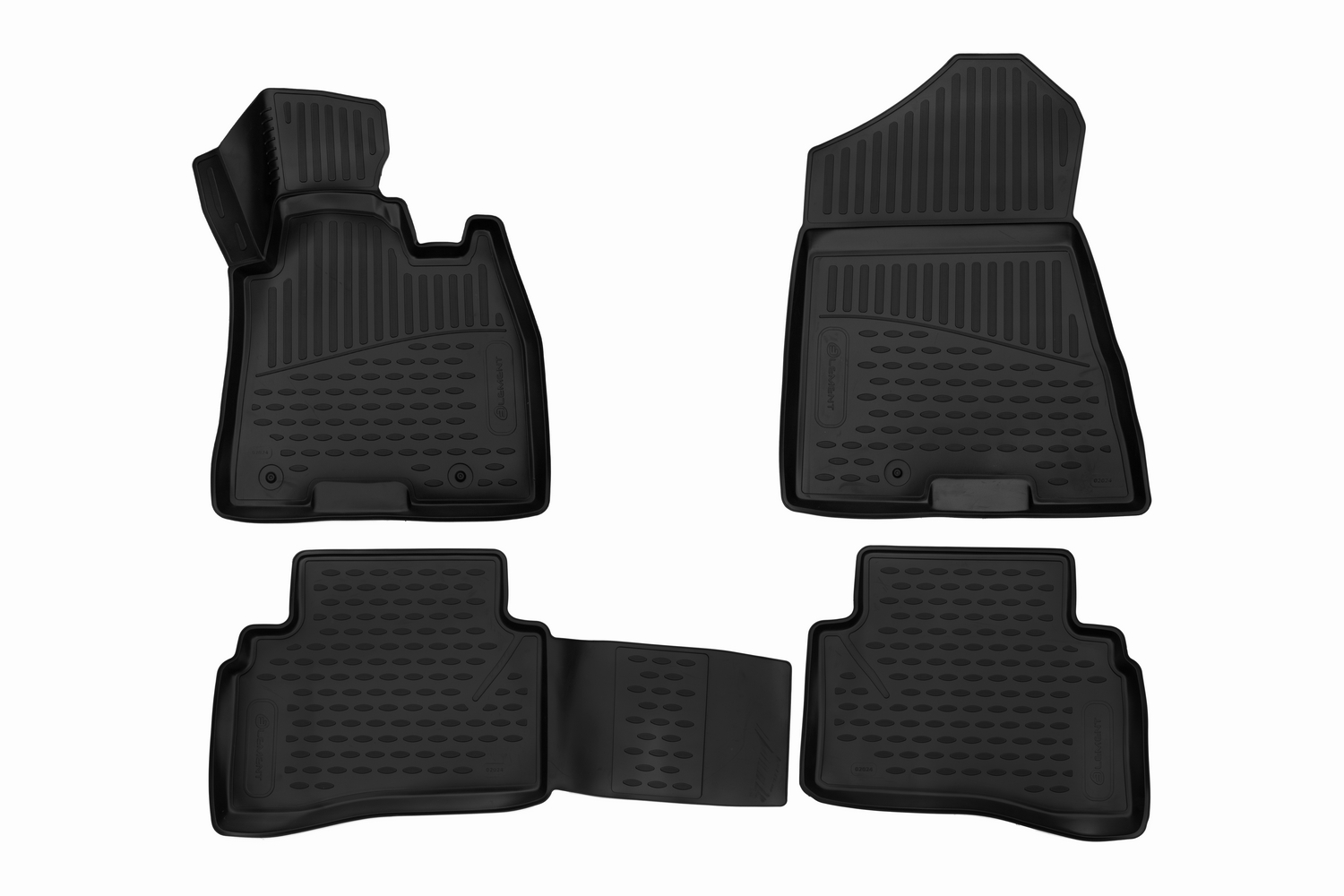 Коврики 3D в салон подходят для HYUNDAI Tucson Mk.2 , 2015-2020, П.Р., SUV, (ЮАР), 4 шт. (полиуретан)