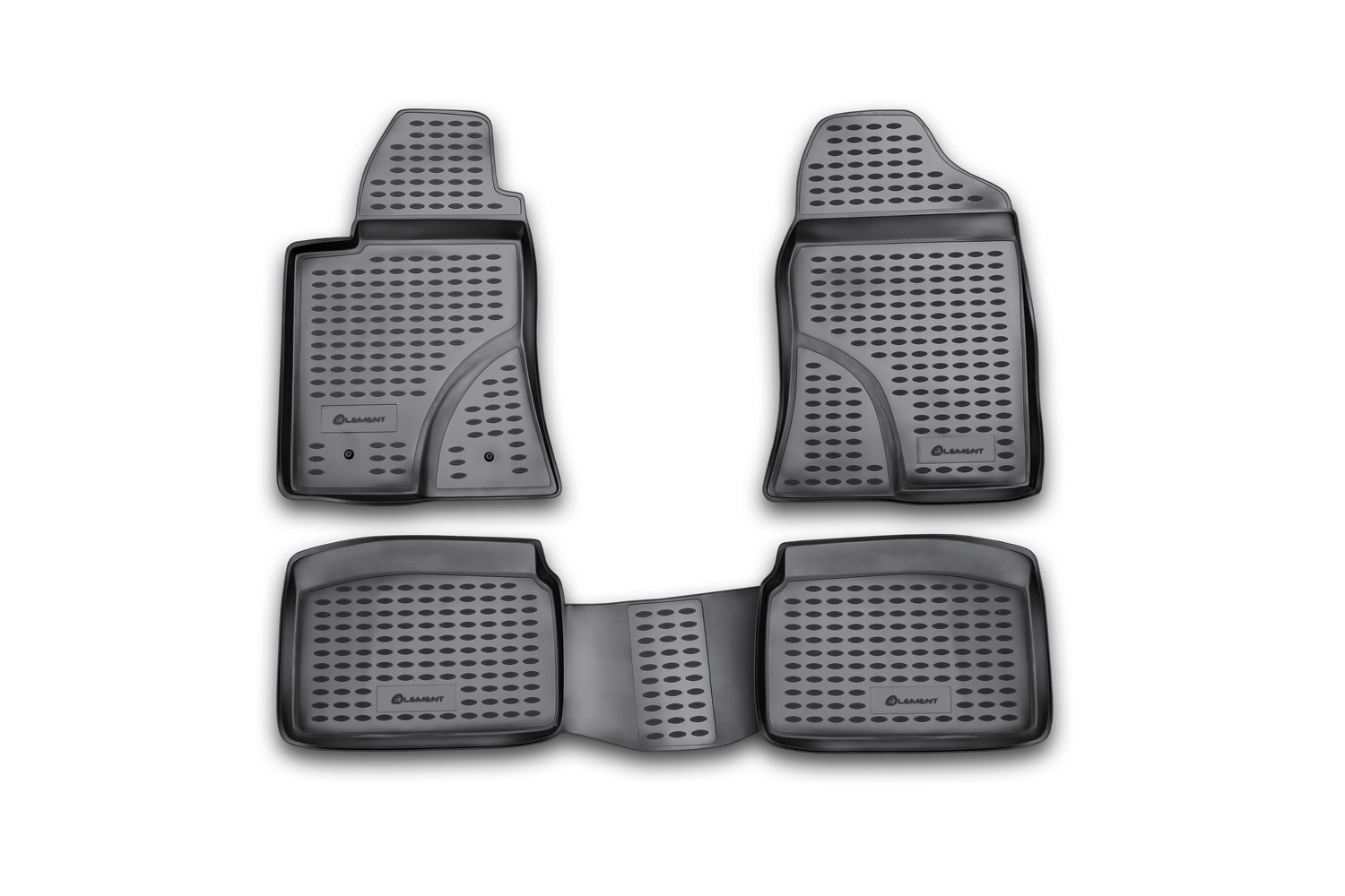 Коврики в салон TOYOTA Avensis 04/2003-2009, 4 шт. (полиуретан) / Тойота Авенсис