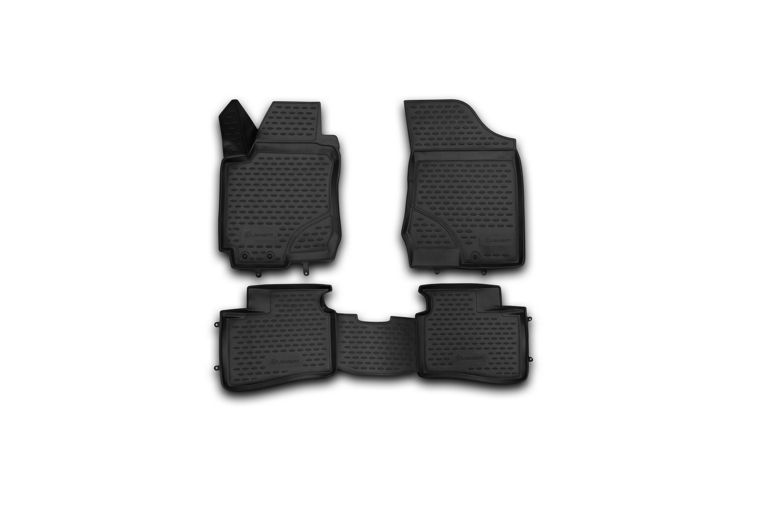 Коврики 3D в салон HYUNDAI i30 2007-2012 4 шт. (полиуретан) / Хендай Ай30