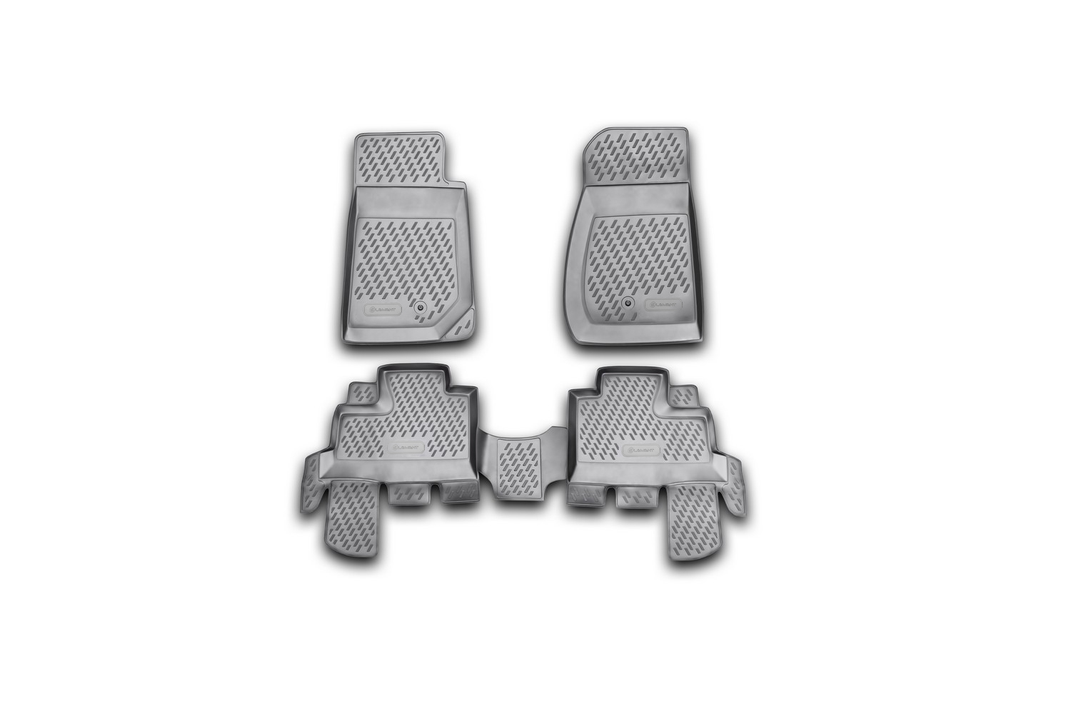 Коврики в салон JEEP Wrangler 4 doors, 2007- 4 шт. (полиуретан) / Джип Ранглер