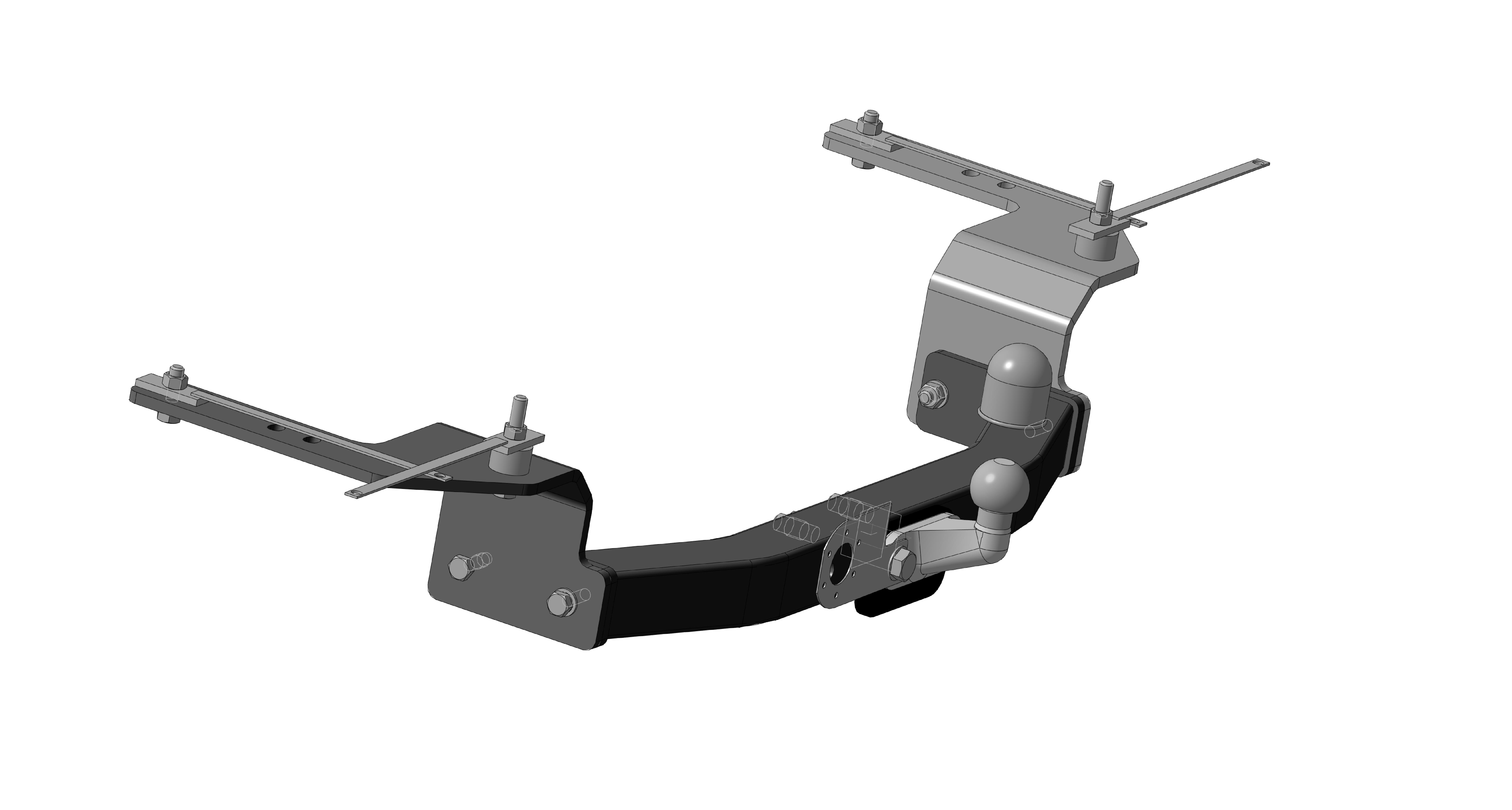 Фаркоп (ТСУ) на а/м LEXUS LX SUV 2007-2015/ TOYOTA Land Cruiser J200, включая Executive, Excalibur, TRD SUV 2007-2021 без электрики / Лексус ЛХ