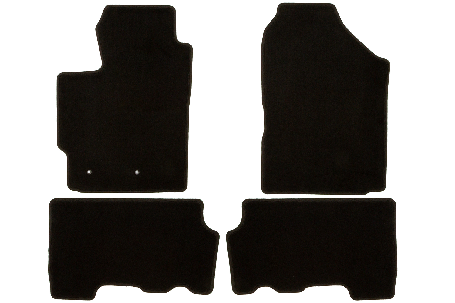 Коврики в салон Klever Econom TOYOTA Yaris АКПП 2005-2009, 2009-2012, хб., 4 шт. (текстиль) / Тойота Ярис