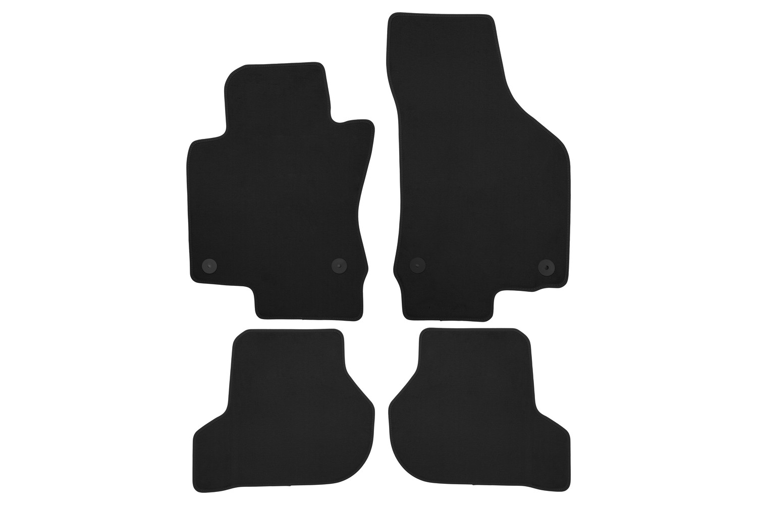 Коврики в салон Klever Econom VOLKSWAGEN Jetta V АКПП 2010-2015, 2014-2018, сед., 4 шт. (текстиль) / Фольксваген Джетта
